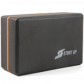 Блок для йоги Start Up NT18022B р.22.8x15.2x10см черный 
