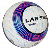 Мяч футбольный Larsen Strike white/blue, р5, пу 