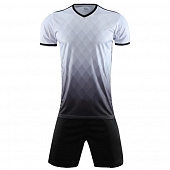 Форма футбольная 6205 silver/grey/black (футболка, шорты) XS (145-155 см) 