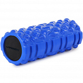 Цилиндр рельефный для фитнеса Harper Gym/Larsen EG04 Ø13см х 33 см синий 