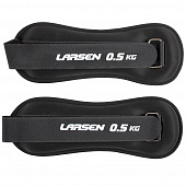 Утяжелители для рук и ног Larsen ECE 071 2 х 0,5 кг black 