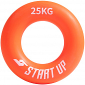 Эспандер кистевой круглый Start Up NT34030 Ø8,8 см нагрузка 25 кг оранжев 