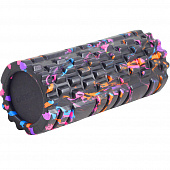 Цилиндр рельефный для фитнеса Larsen EG02 Ø13см х 33 см multicolor Style1 