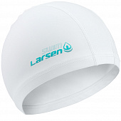 Шапочка плавательная Larsen Ultra белая 